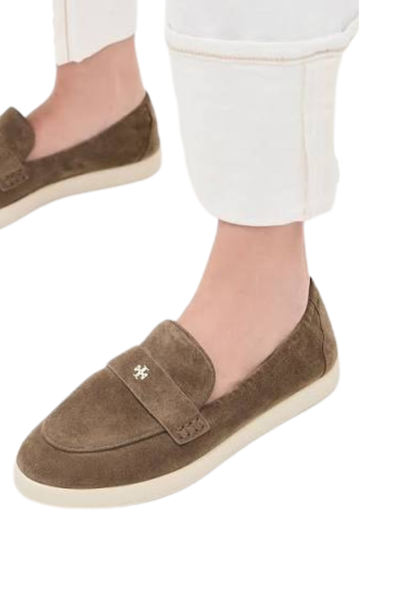 Tory Burch Ballet Sport Loafer Flats Toasted Sesame 158073111