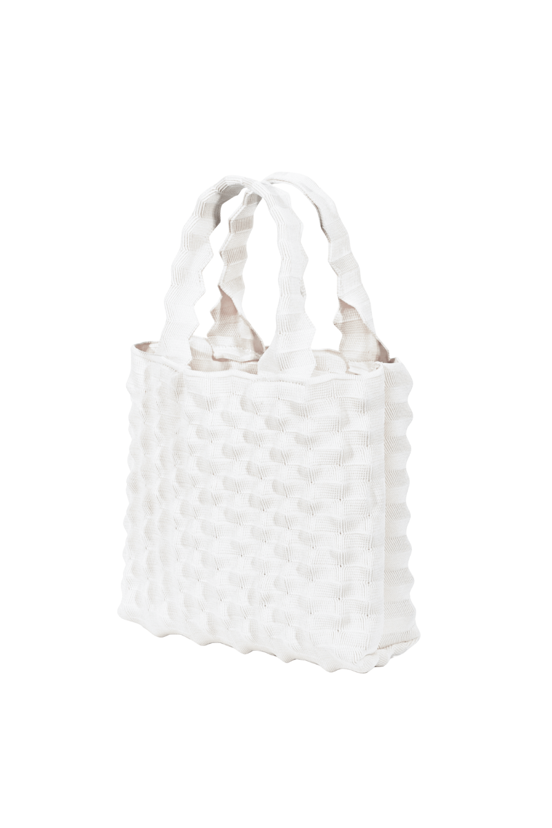 Max Simple Pineapple Knit Bag Cream