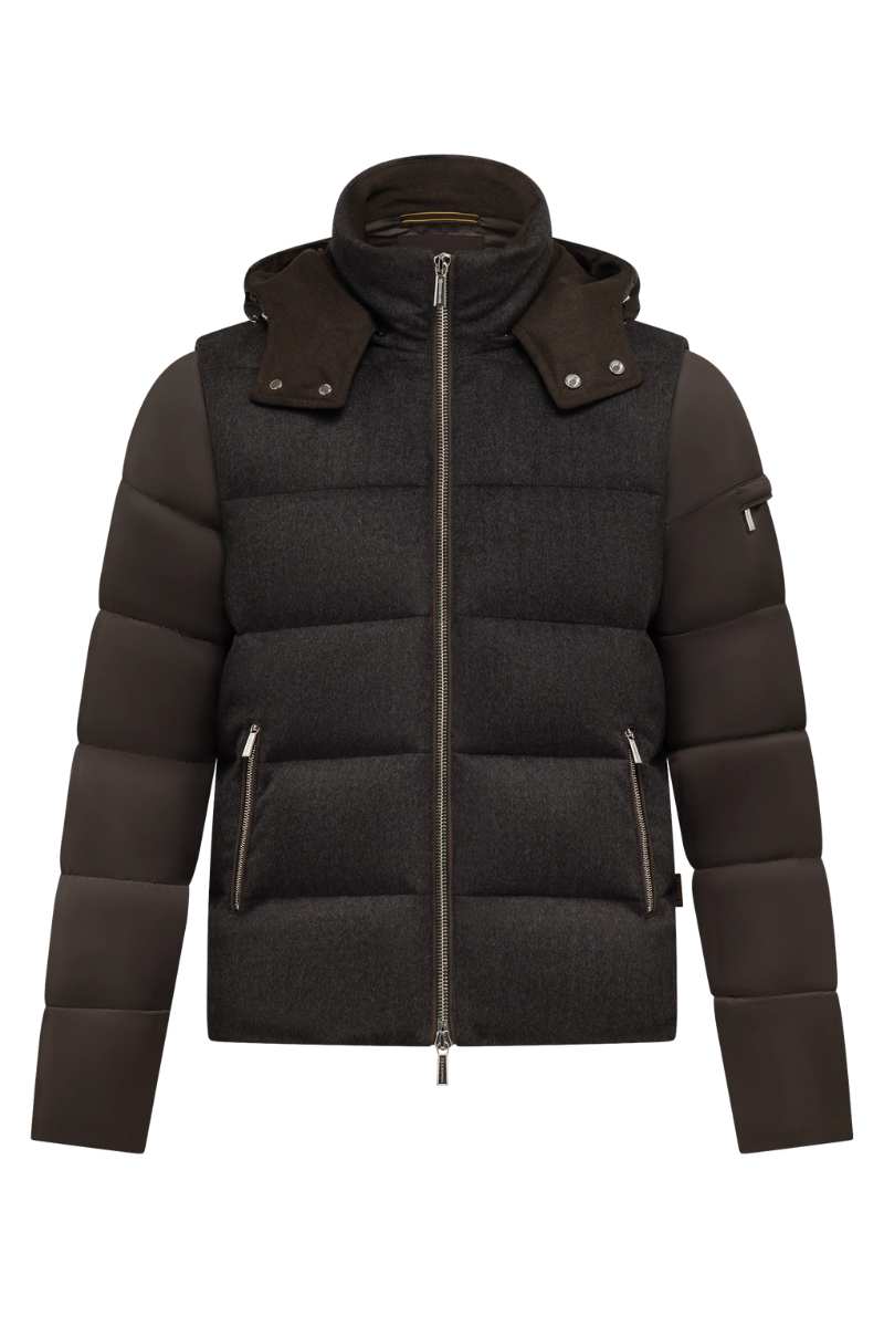 MooRER CASCIANO-FUR-OSL Down Jacket Militare