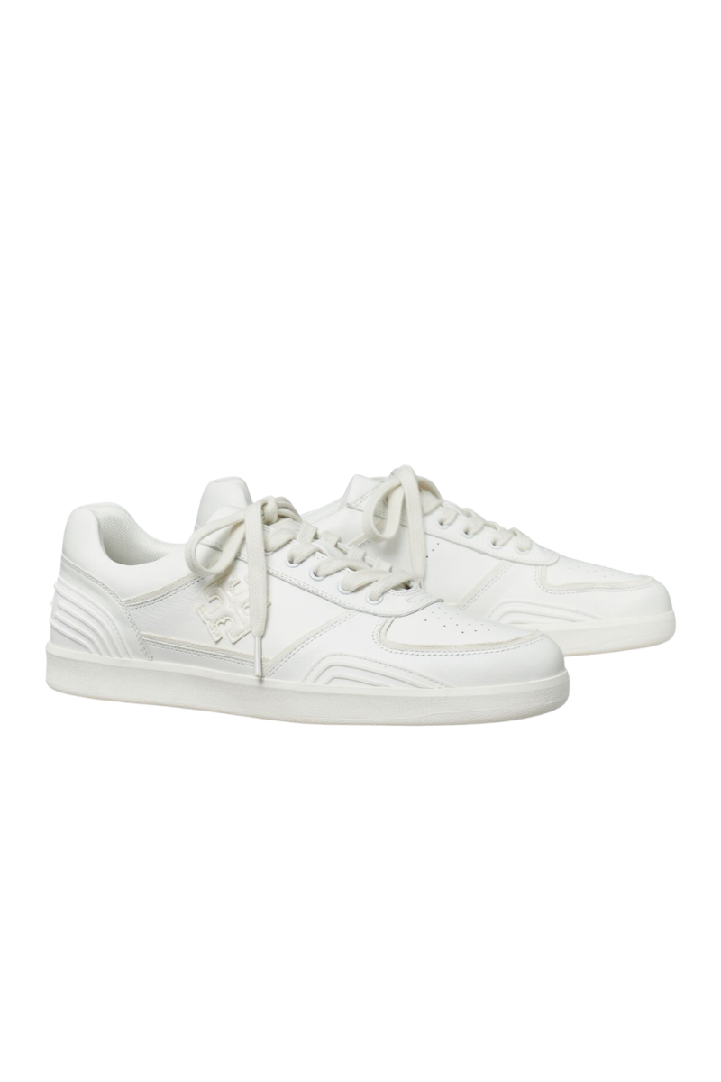 Tory Burch Clover Court Sneakers Titanium White/Titanium White 152959100