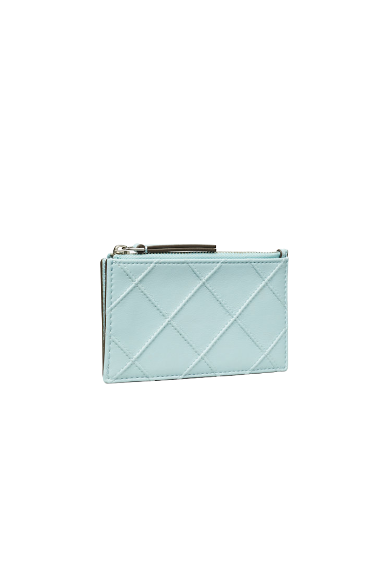 Tory Burch Fleming Soft Zip Card Case Mist 152602-400