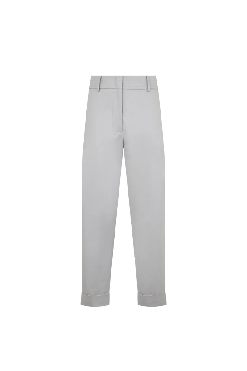 MooRER SABRINA CR-SMT Trousers Latte
