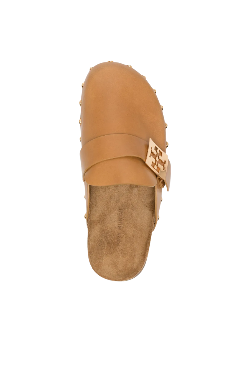 Tory Burch Mellow Stud Mule Caramel Corn / Gold 154448776