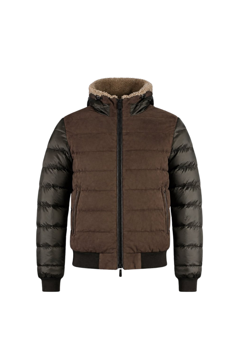 MooRER PETERURN Jacket Marrone
