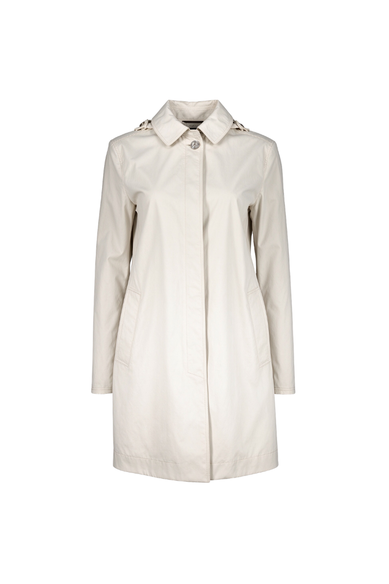 MooRER SILAGUNAADB Overcoat  Avorio