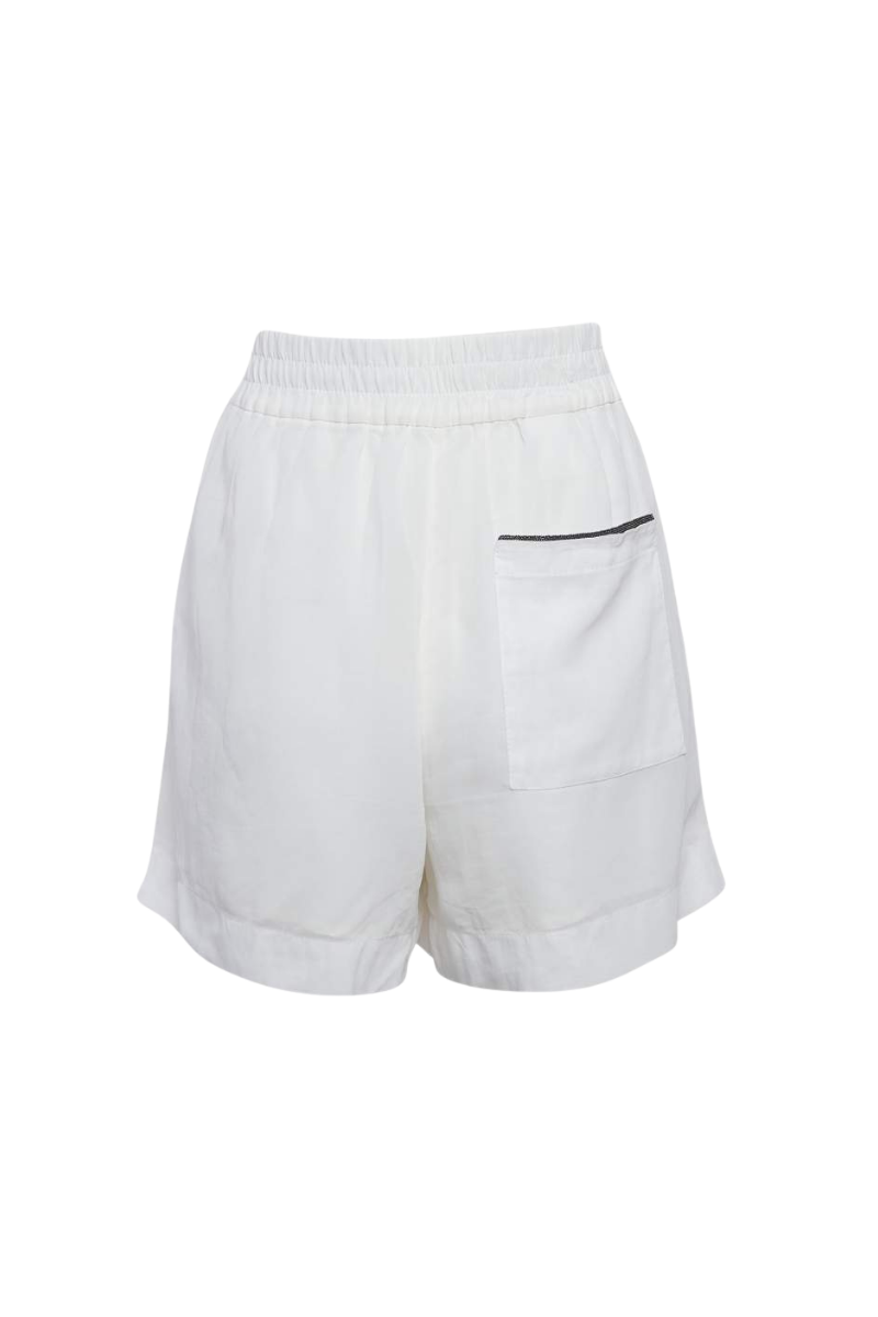 Brunello Cucinelli Embellished Cotton Shorts MP911P8068