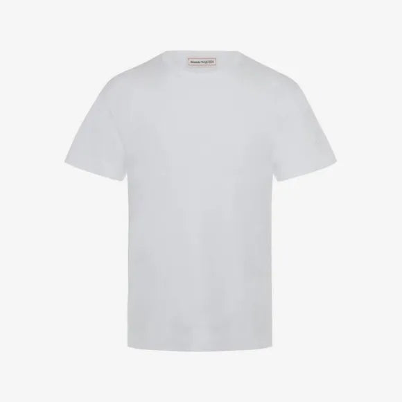 Alexander McQueen Men's Medium Weight Jersey T-shirt in White