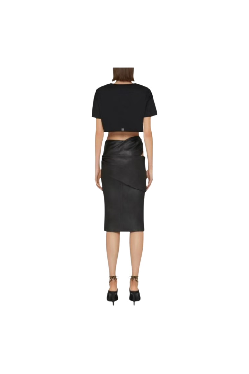 Givenchy Draped Skirt Black BW40QX615L