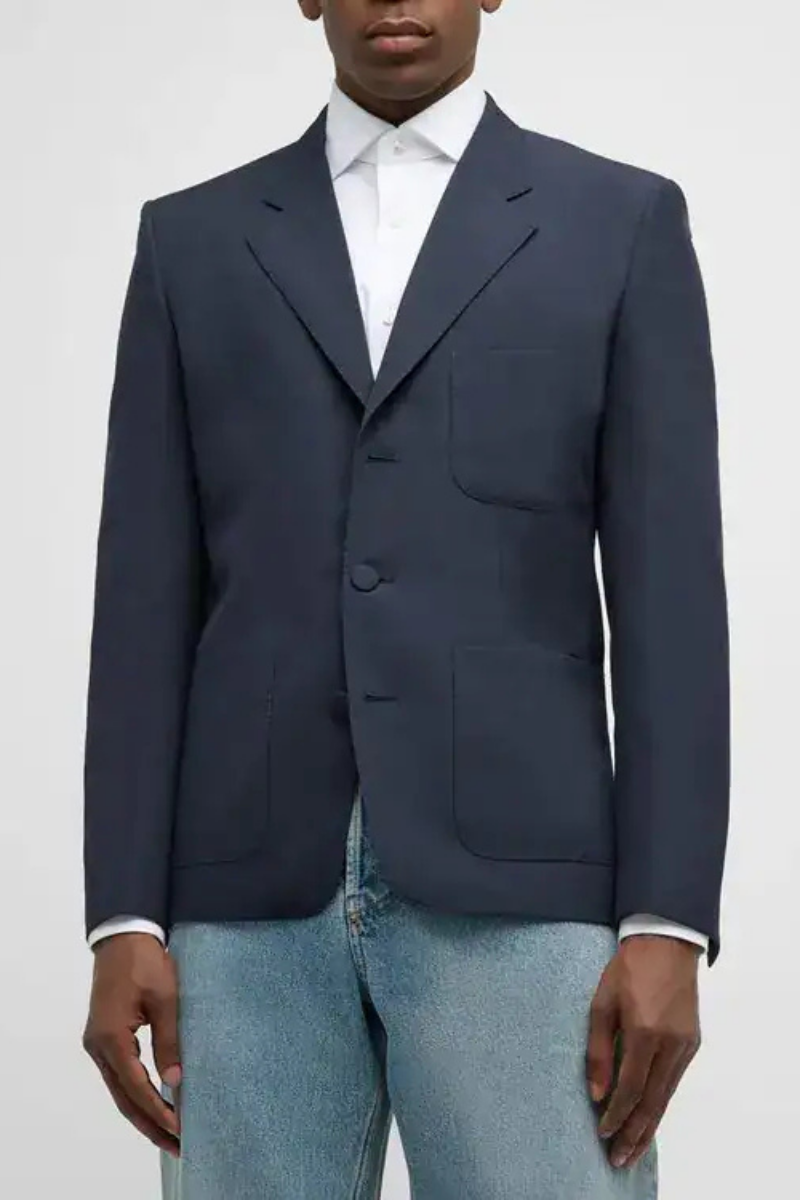 Givenchy Schoolboy Jacket-Night Blue