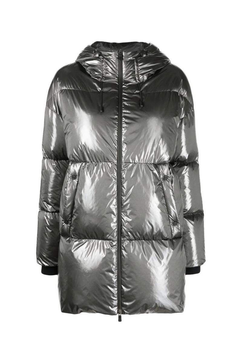 Herno Laminar Shiny Fabric Down Jacket