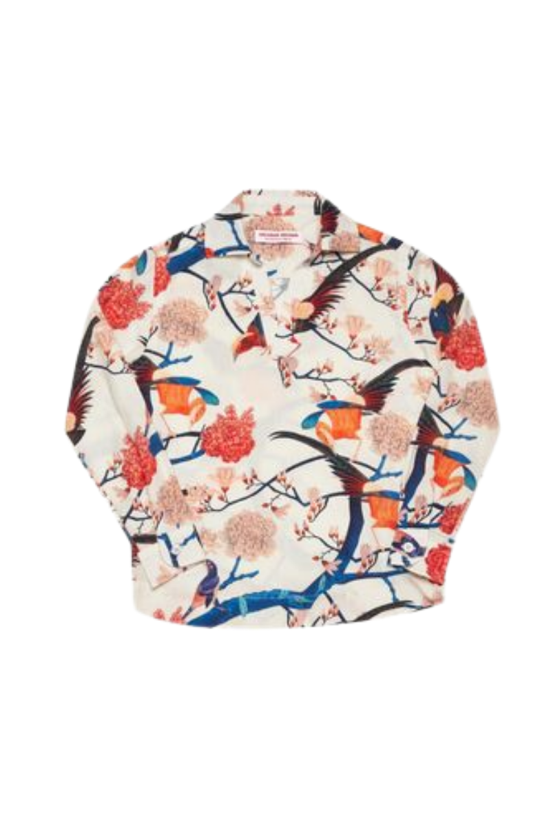 Orlebar Brown Kid'S Top Rhys Flight Of Fantasy-278035-White Sand