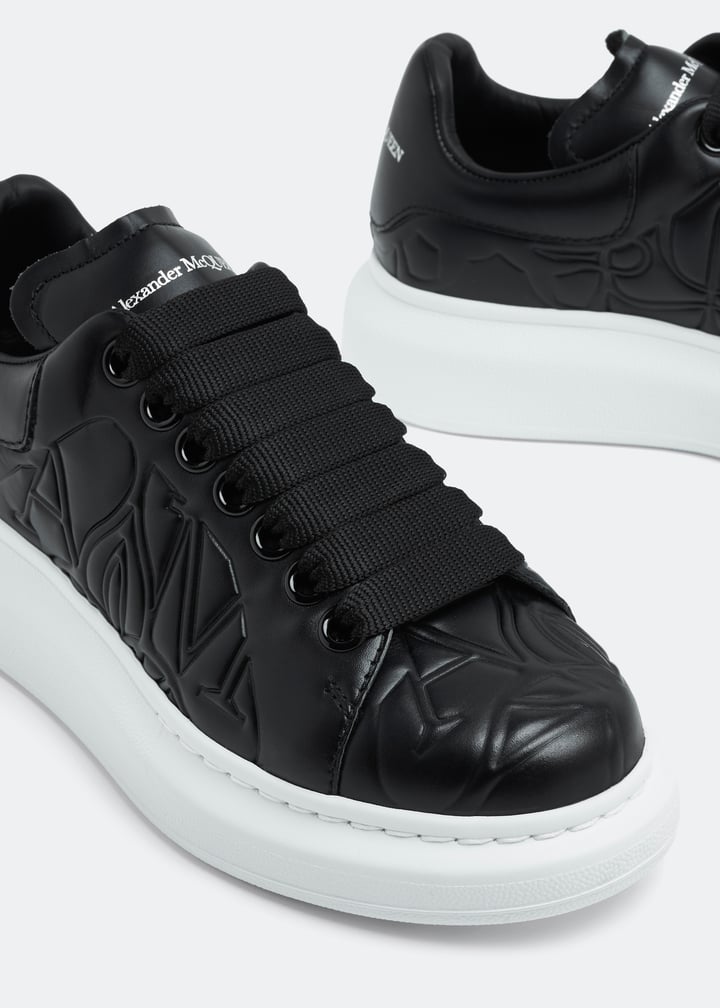 Alexander McQueen Quilted Oversized Sneaker in Black