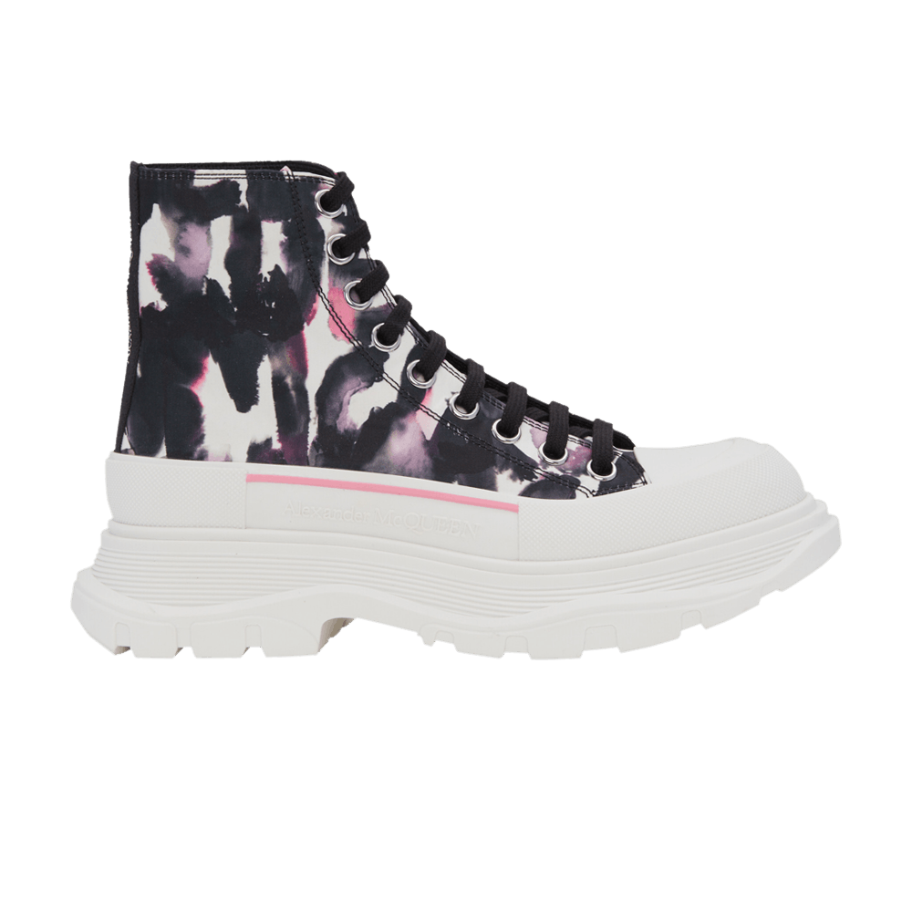 Alexander McQueen Wmns Tread Slick Boot 'Watercolour Graffiti'