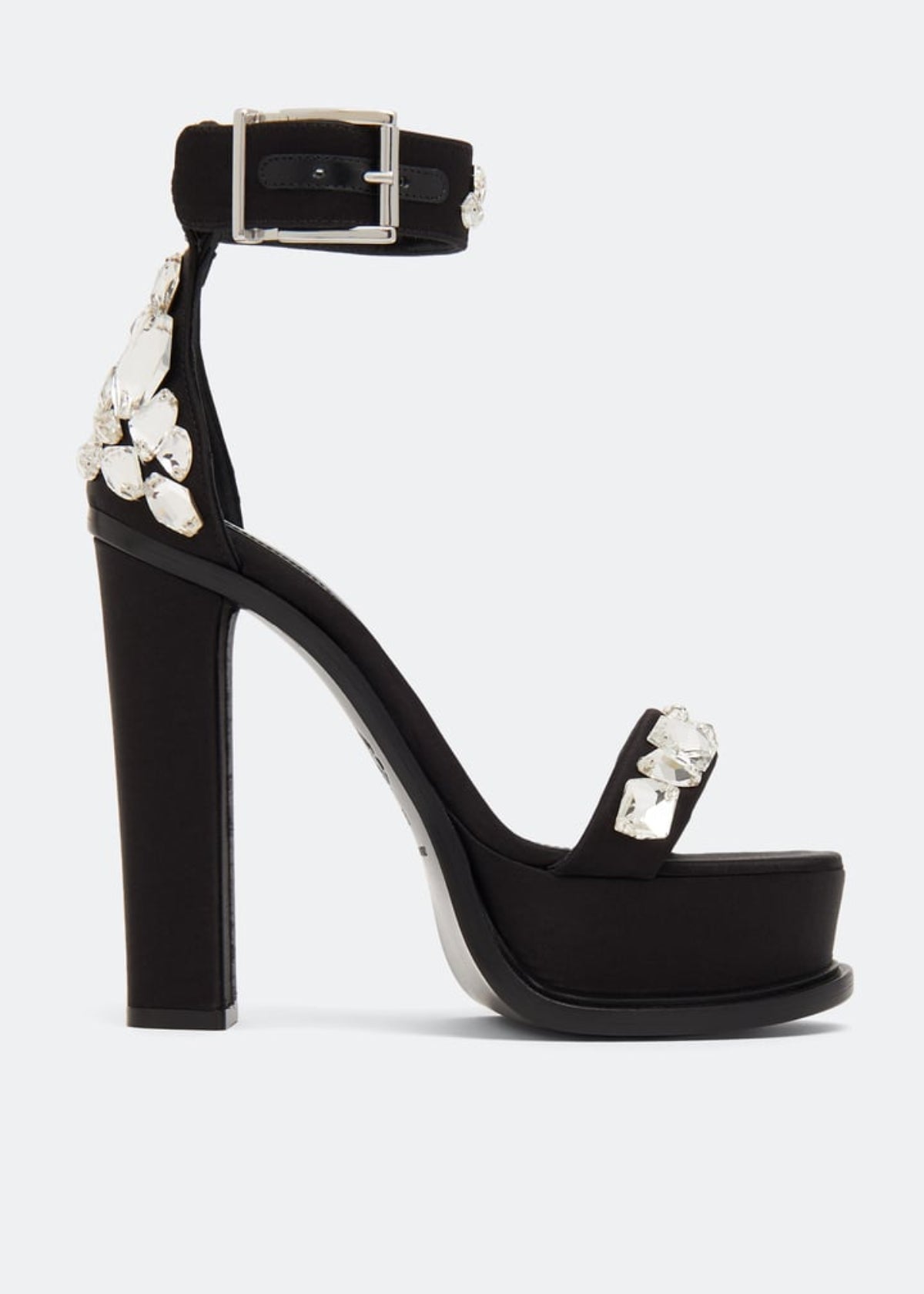Alexander McQueen Crystal Shard platform sandals