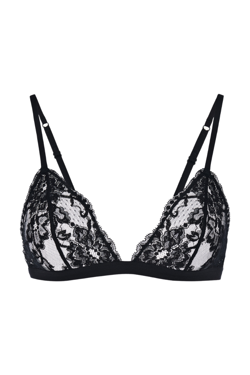 La Perla Black Lace Triangle Bra
