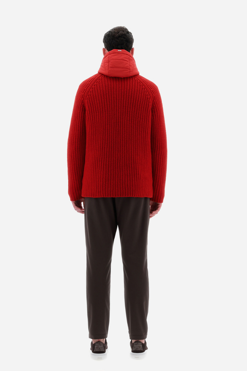 Herno Men's Sorano Bomber Jacket in Cherry