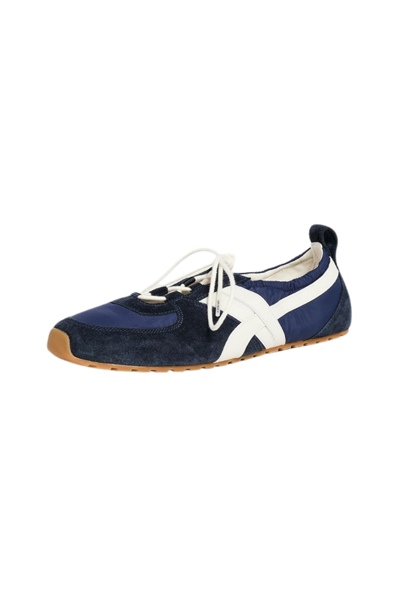 Tory Burch Hank Ballet Sneaker Nylon And Suede Tory Navy / Blanc / Tory Navy 180583-400