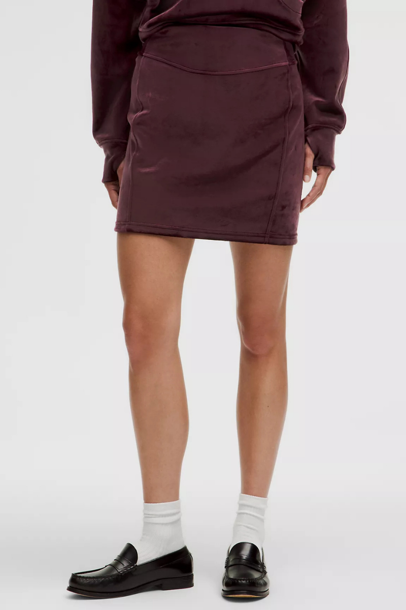 Lululemon Scuba HR Mini Skirt *Velvet GARN