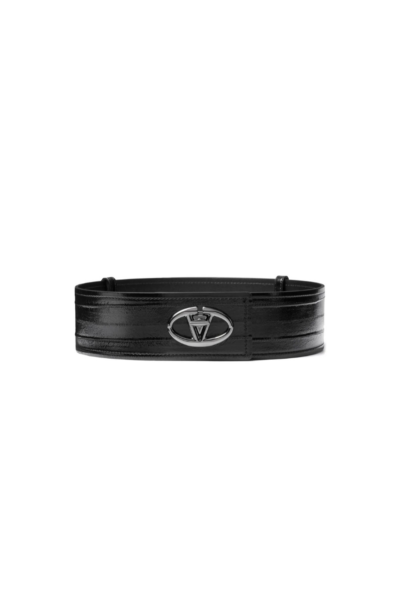 Valentino Garavani Vlogo The Bold Edition Leather Belt 60Mm