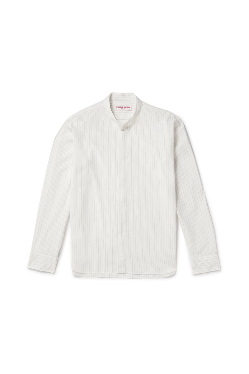 Orlebar Brown DEKKER PINSTRIPE-277167-WHITE