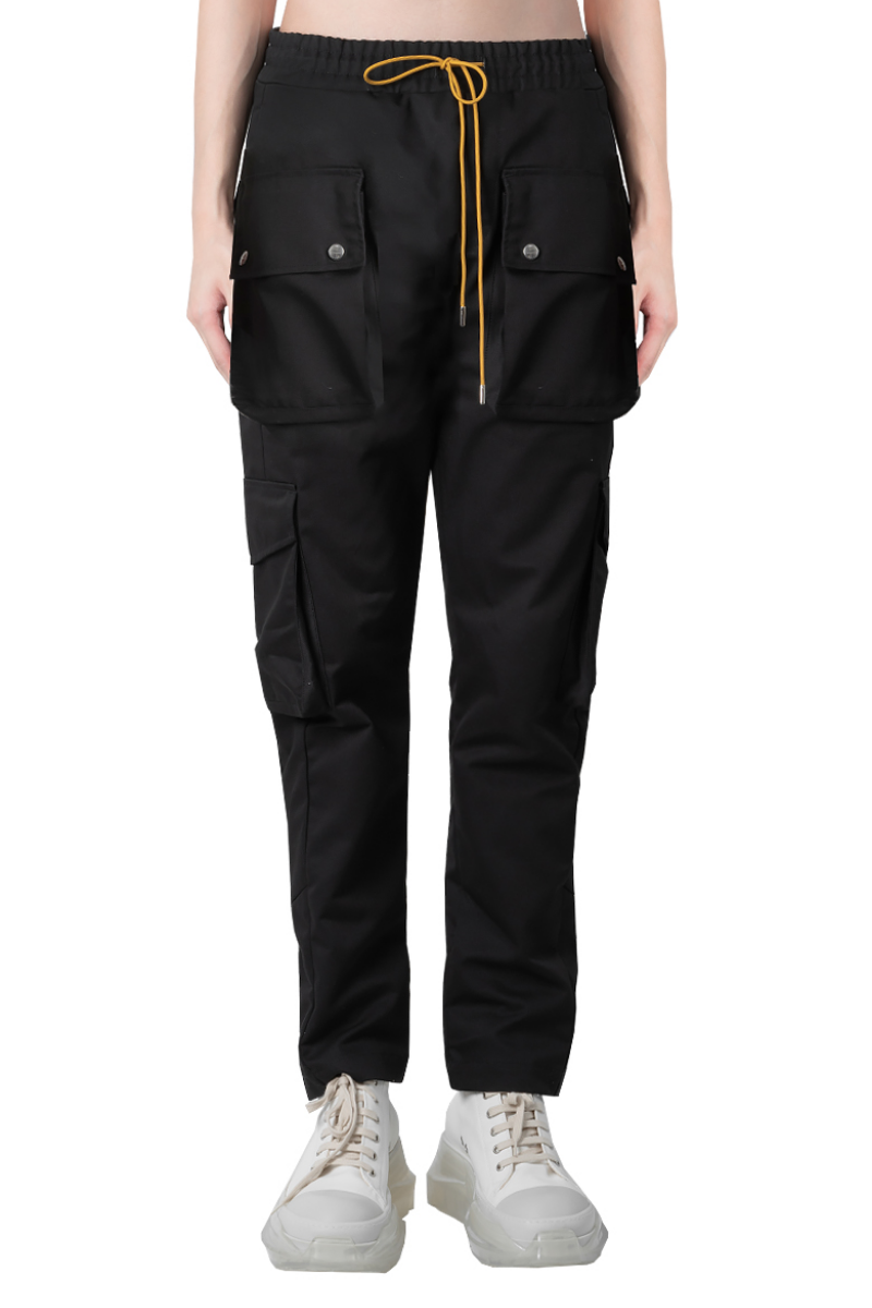 Rhude CLASSIC CARGO PANTS BLACK