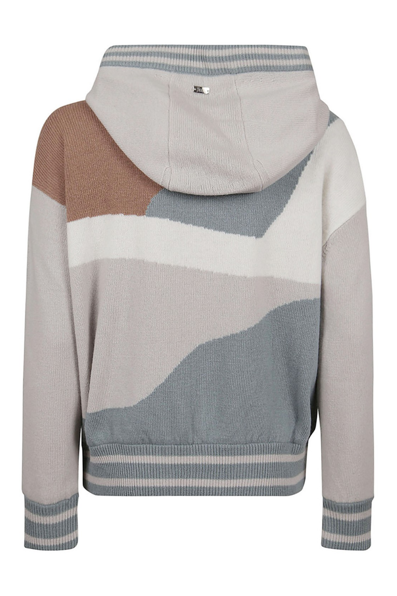 Herno Women's Colour Block Knit Wool Jacket
