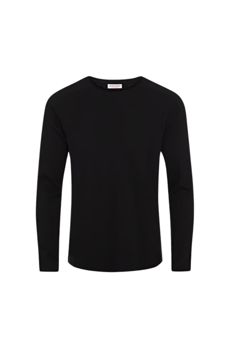 Orlebar Brown Sammy Ls Ice Wool-276210-Black