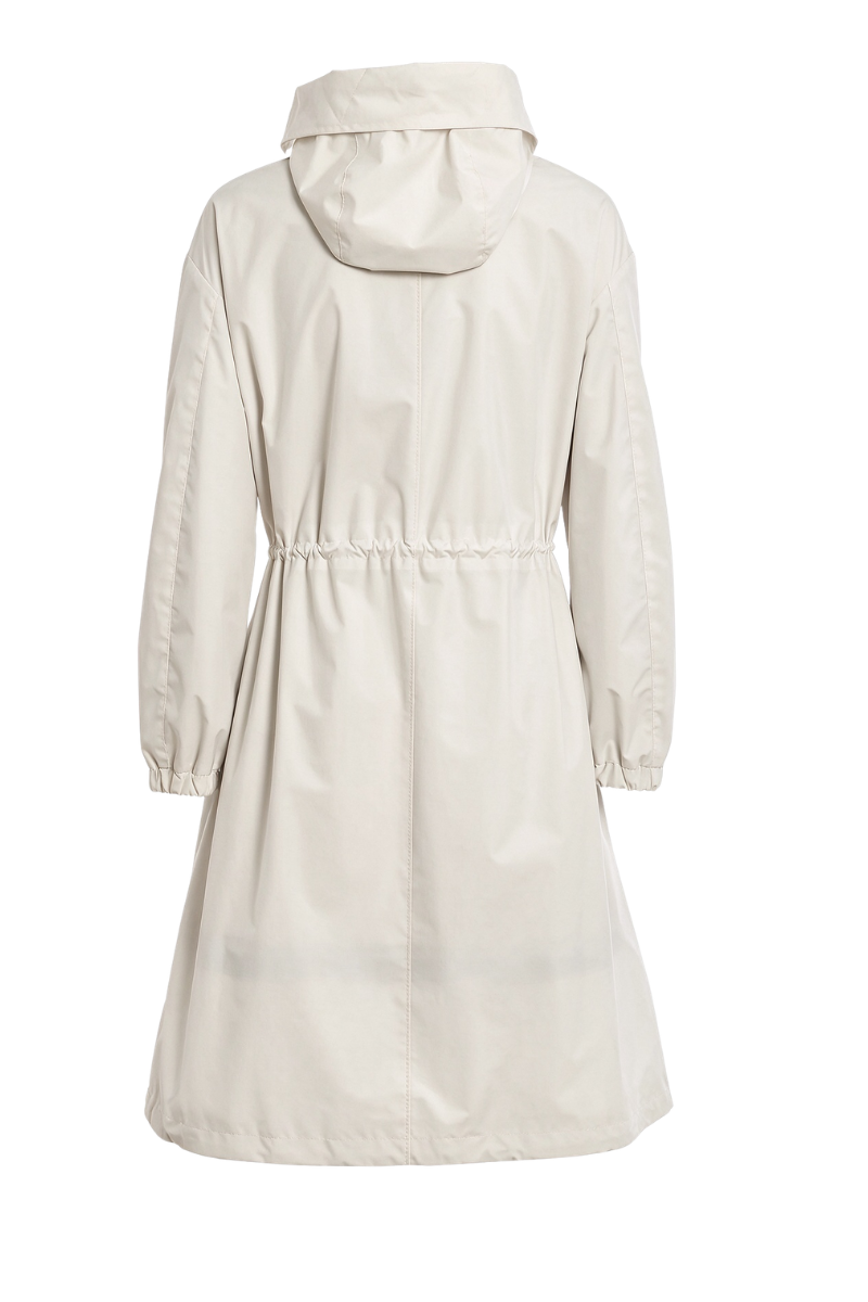 MooRER AITANASTP Long Stand Collar Coat Avory