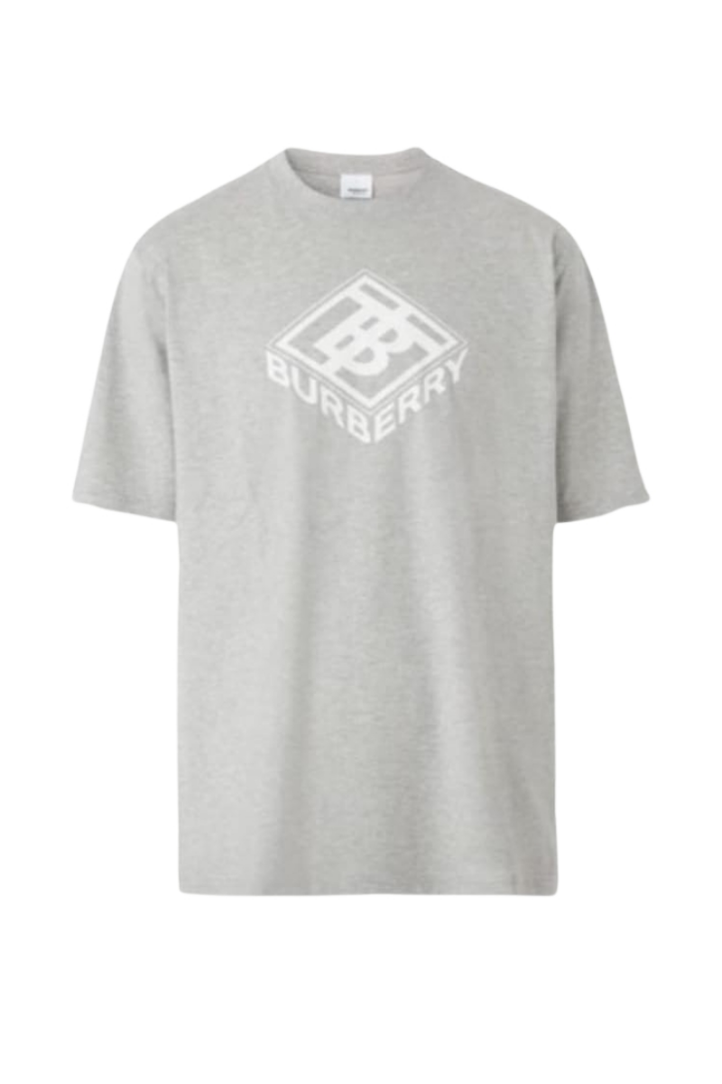 Burberry Men's  Ellison T-Shirt Pale Grey