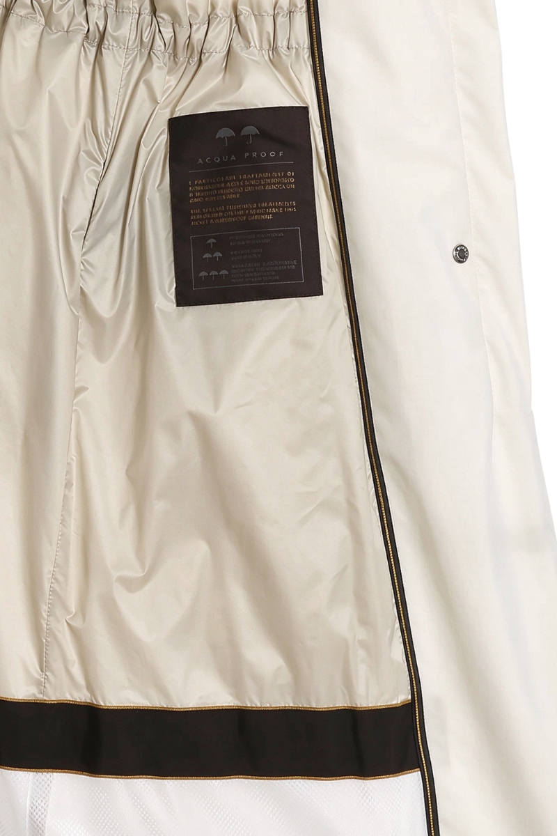 MooRER AITANASTP Long Stand Collar Coat Avory