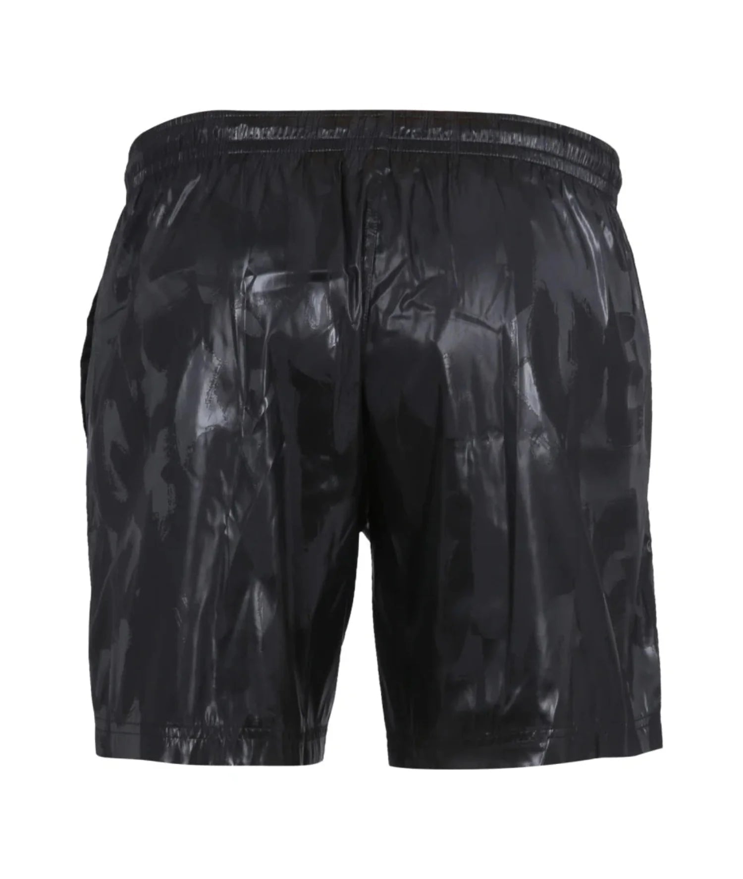 Alexander McQueen  Men's McQueen Graffiti Swim Shorts in Black