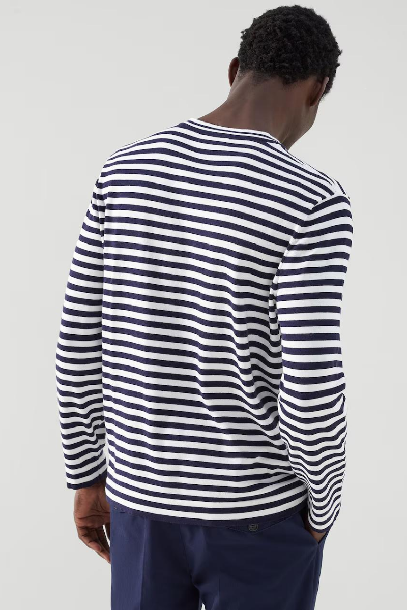 Brunello Cucinelli Men's Striped Cotton T-Shirt (M29202000P)