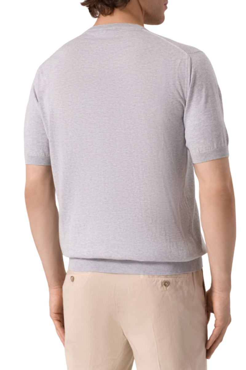 MooRER JUDE-SI5 Sweaters Light Grey