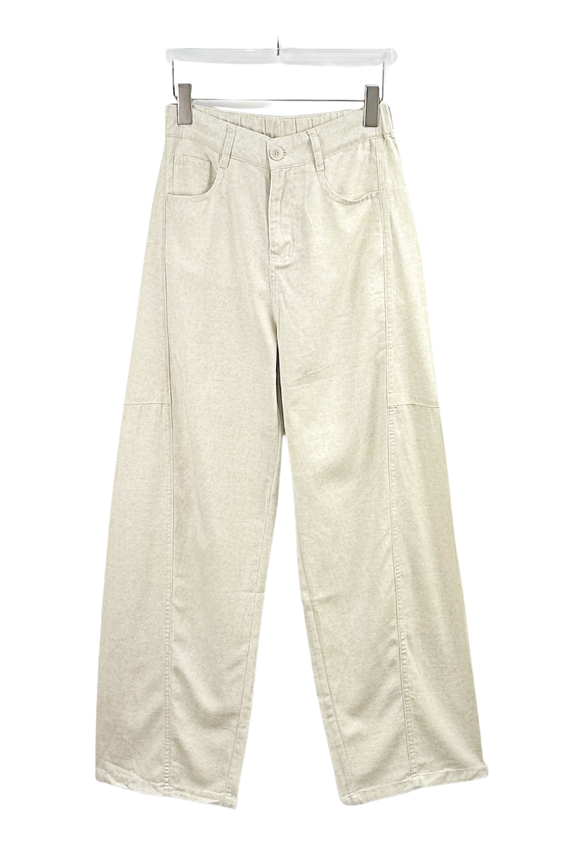 Max Simple Lyocell Casual Pants Grey