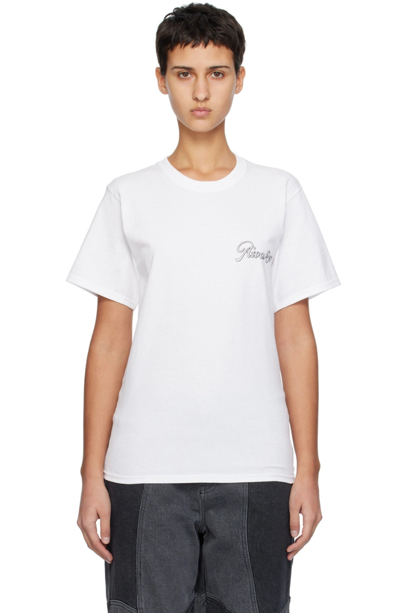 Awake NY Unisex White Printed T-Shirt