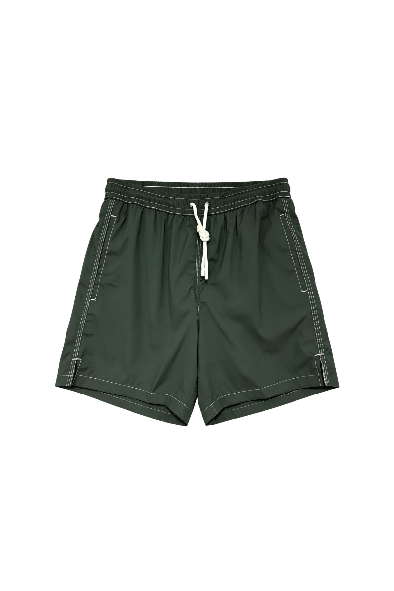 FEDELI Madeira Airstop Swim Shorts Trunks Dark Green
