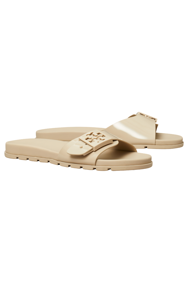 Tory Burch Mellow Buckle Slide Stone Gray/Stone Gray 157872-250