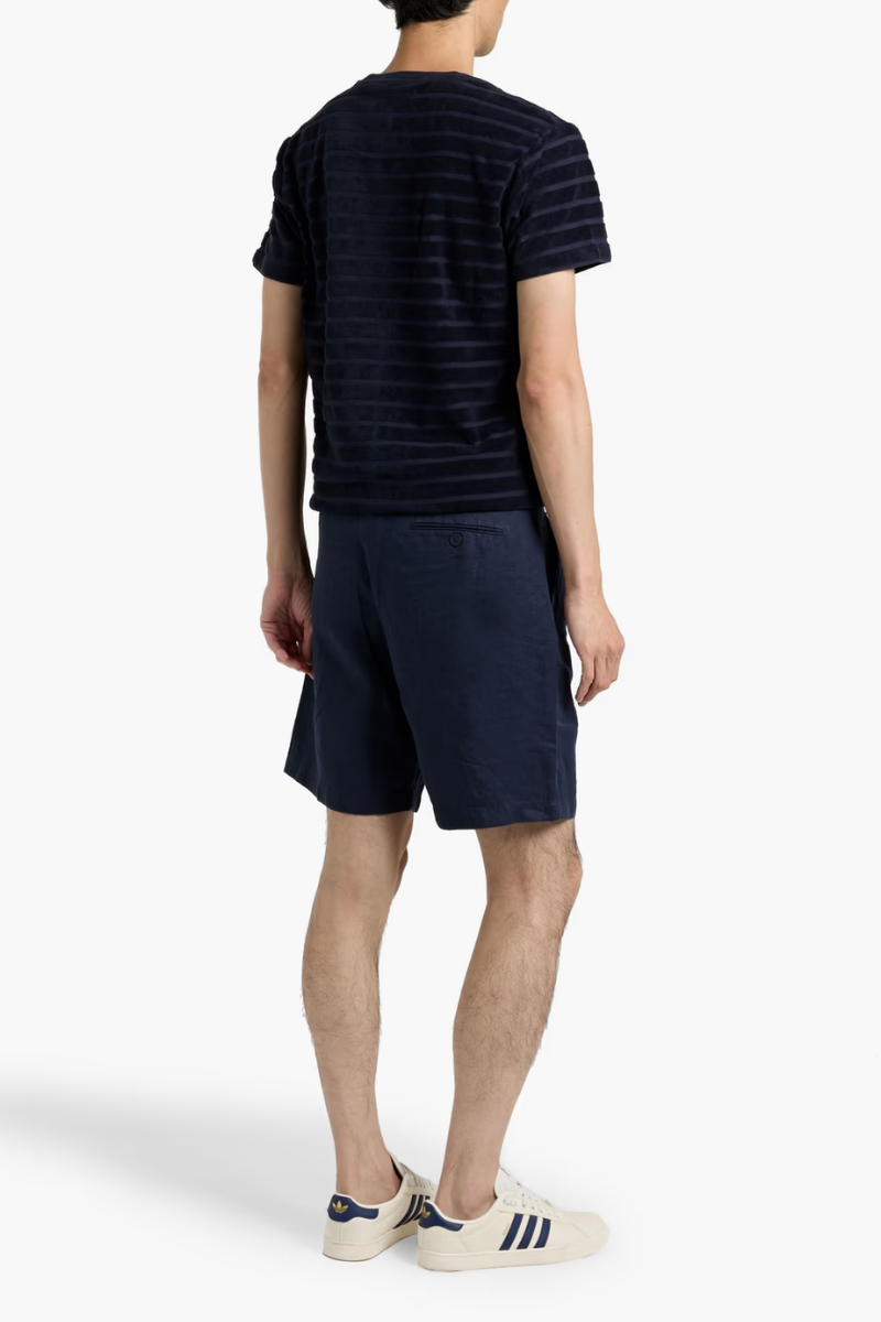 Orlebar Brown SAMMY TOWELLING STRIPE-276216-NIGHT IRIS