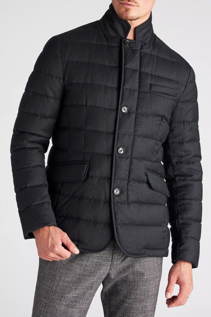 MooRer ZAYN-L Quilted Down Jacket Black