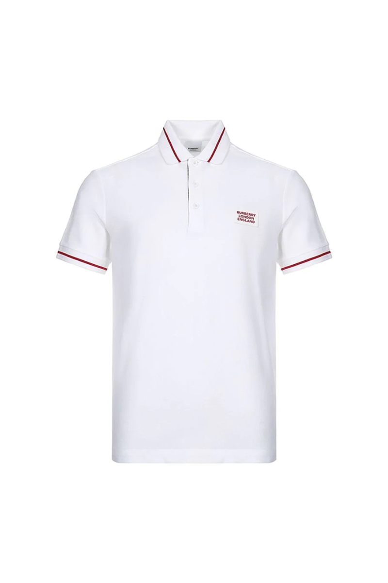 Burberry Men's Grenford Polo White