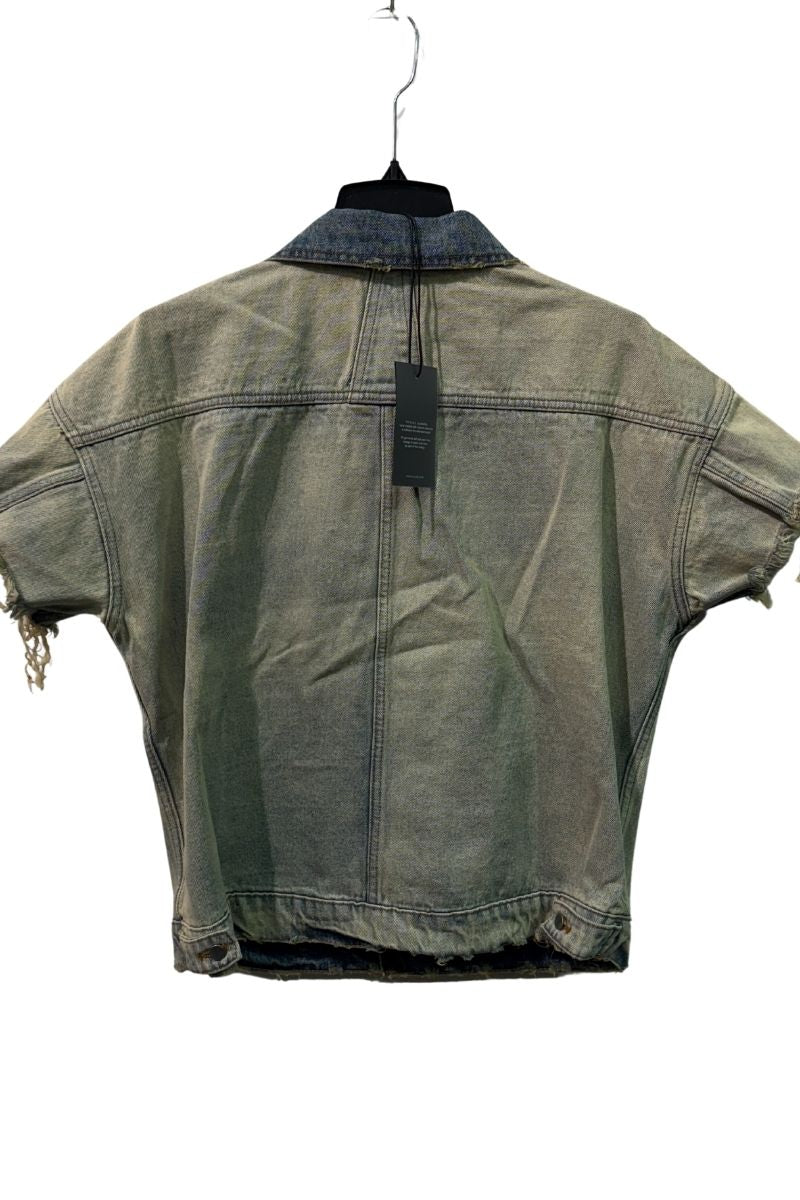 Rhude Washed Denim Vest Jacket