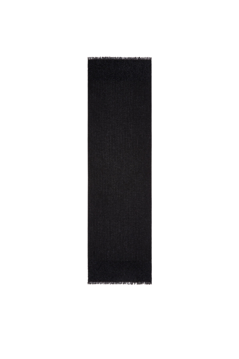 Valentino Garavani V Detail Cashmere Scarf In Black