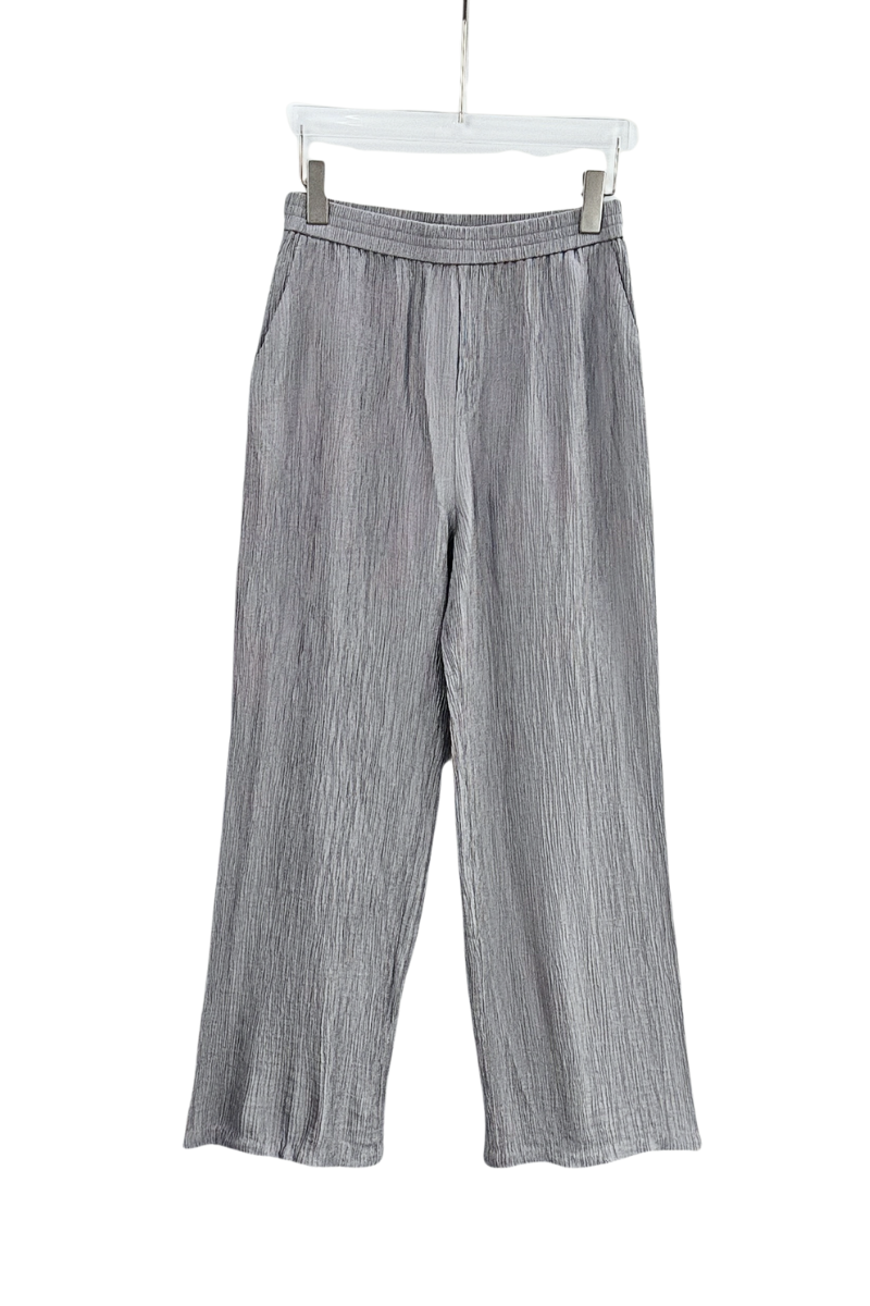 Max Simple Pleated Pants Grey