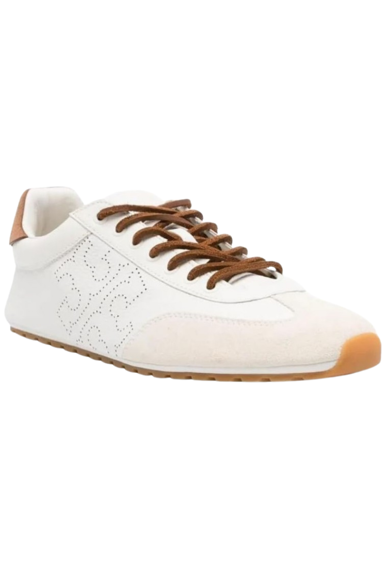 Tory Burch Field Sneaker Blanc / White Mocha / Gingerbread Brown 176299200