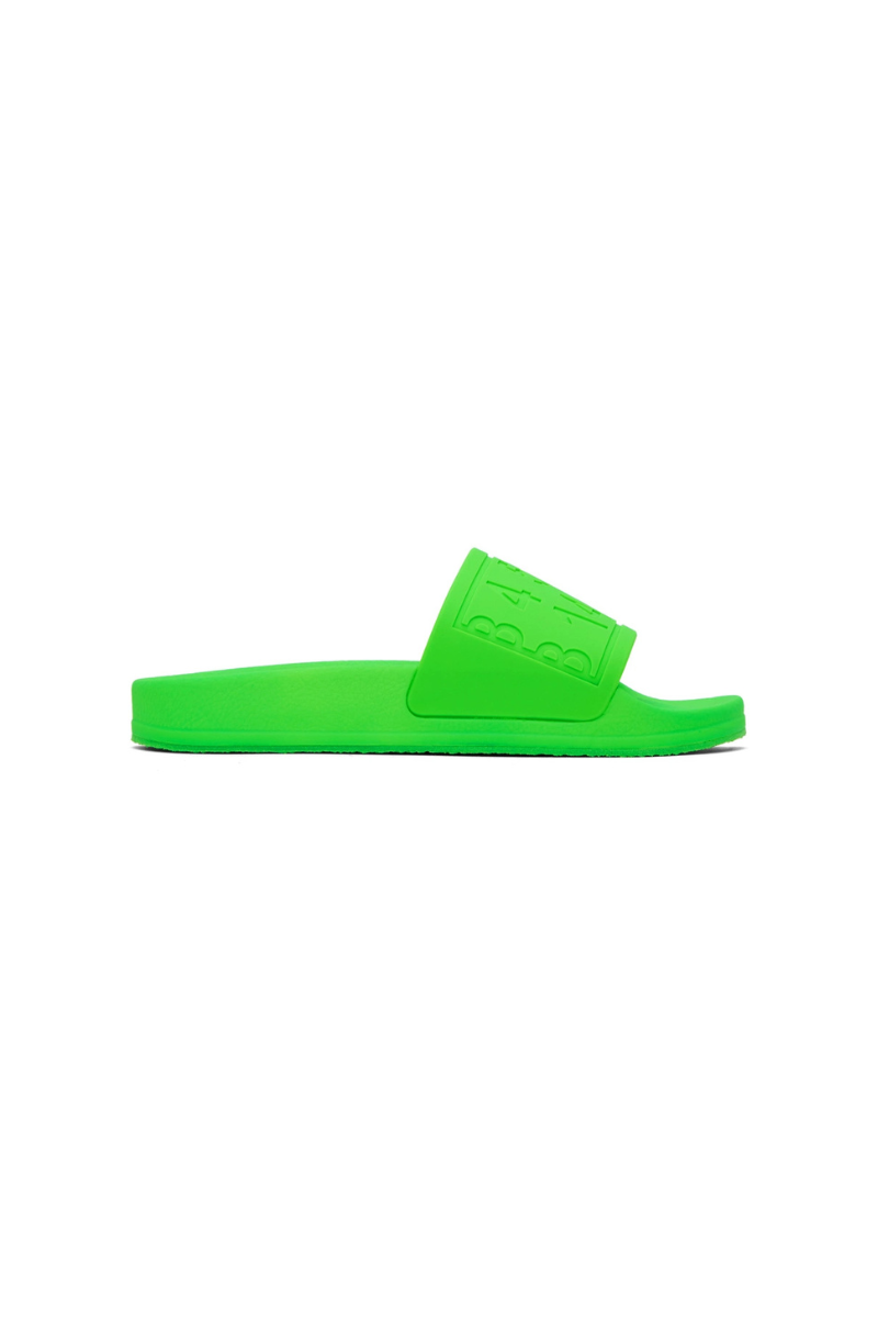 MM6 Maison Margiela Green Embossed Sandals