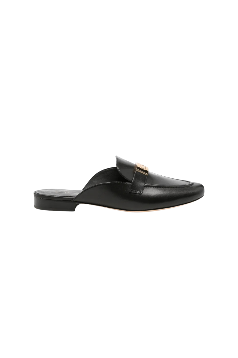 Tory Burch Leelee Loafer Mule Leather Perfect Black 184165-006
