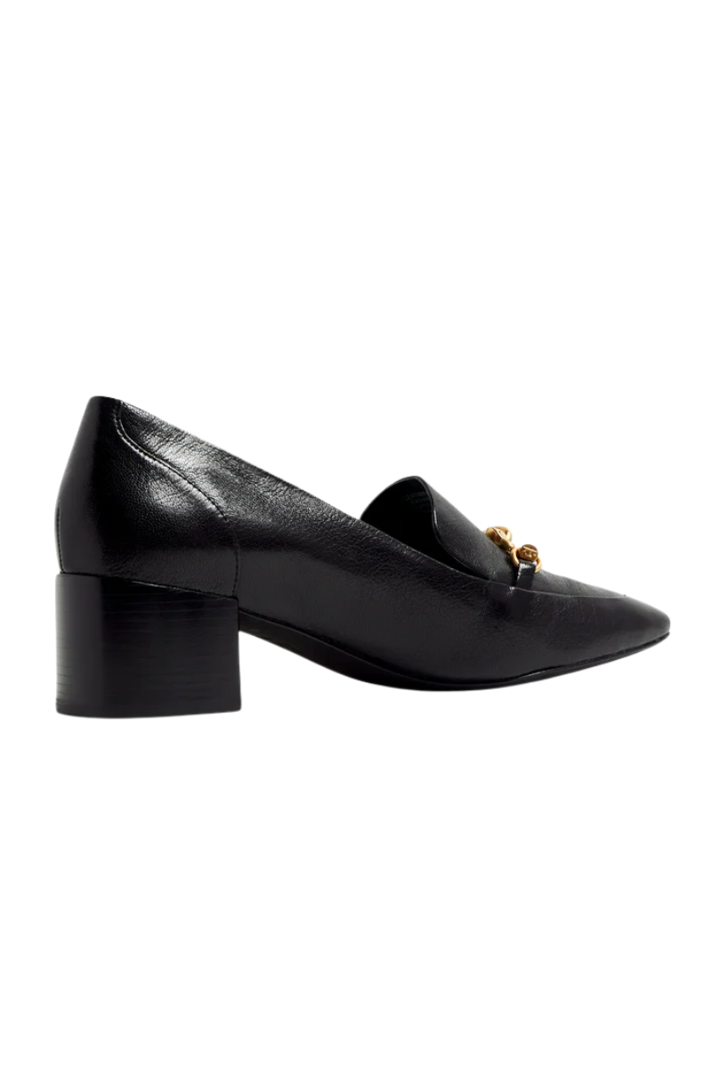 Tory Burch Jessa Heeled Loafer 45Mm Perfect Black 153109006