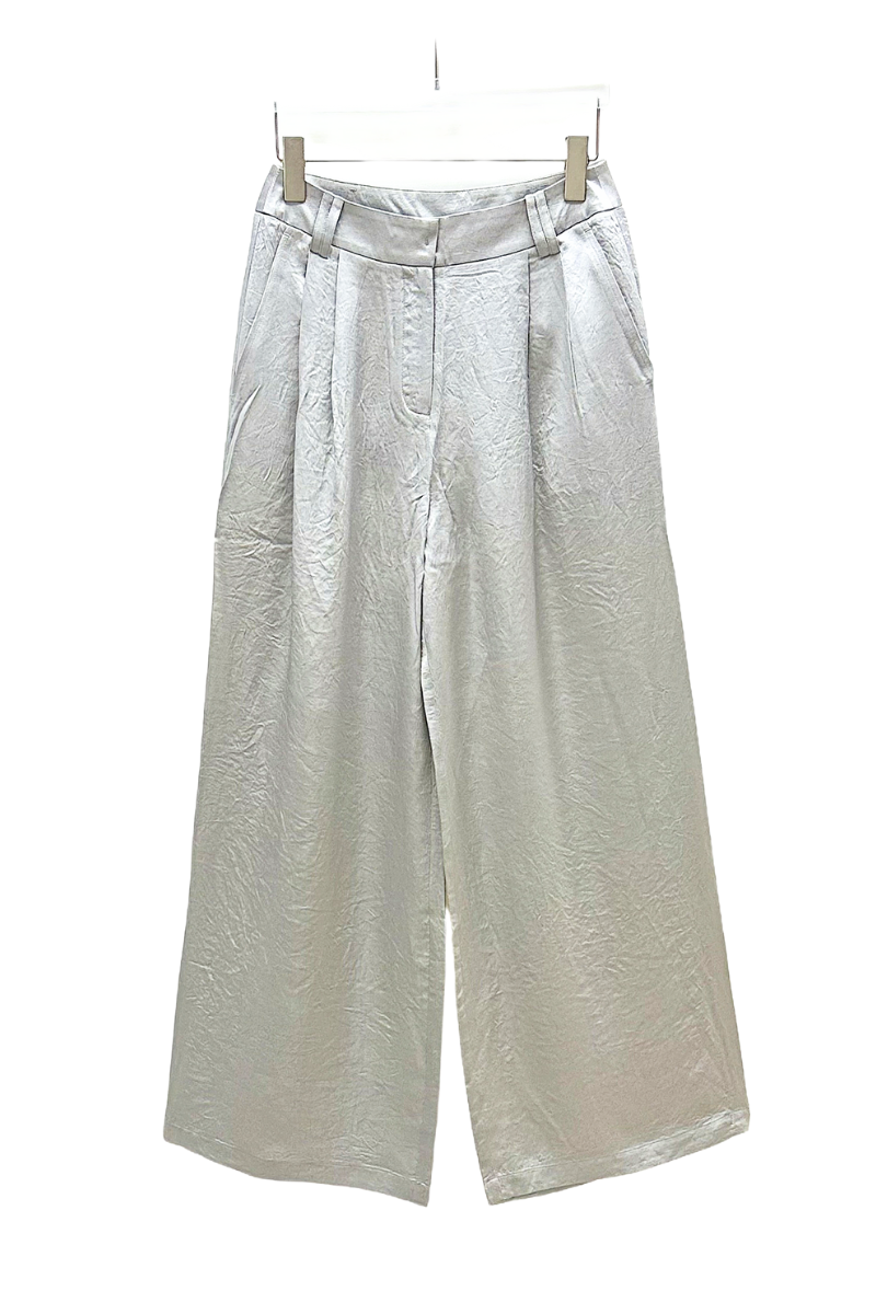 Max Simple Acetate Pants Grey