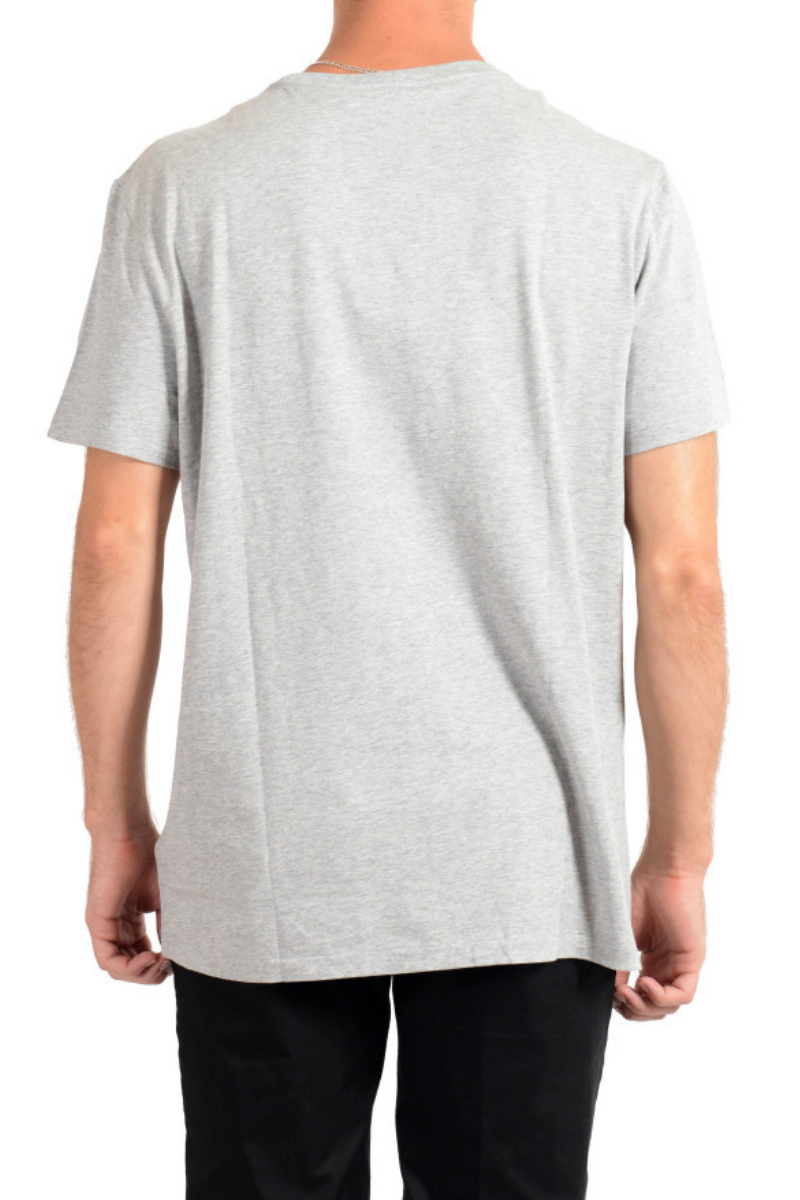 Burberry Men's Gray Crewneck Short Sleeve T-
Shirt