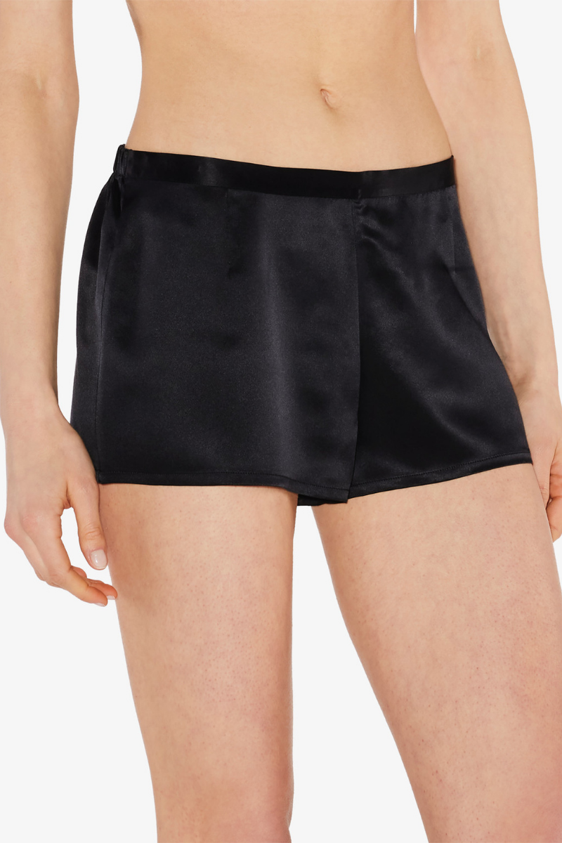 La Perla Black Silk Pajama Shorts